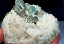 670 Gram  Terminated diamond cut Aquamarine mica  feldspare  from shigar valley  picture