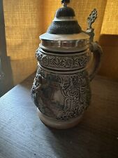 German Beer Stein With Decorative picture