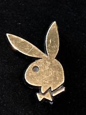 Vintage 70s Playboy Bunny Logo Plastic Lapel Pin picture