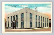 Appleton WI-Wisconsin, Appleton Post Crescent Building, Antique Vintage Postcard picture