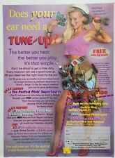 1999 Sexy Woman Musician Tune Up American Music Course Print Ad Man Cave 90's picture