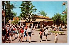 c1960s~Salem New Hampshire NH~Canobie Lake Park~Kids~Arcade~Vintage 60s Postcard picture