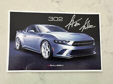 Autographed Steve Saleen Card Ford Mustang 2024 Ford Nationals Apprx 8.5x5.5. picture