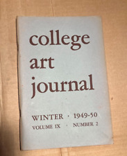 College Art Journal-Winter 1949-50 picture