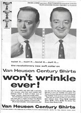 Vintage 1954 Peter Lorre magazine ad for Van Heusen shirts, Walt Disney picture