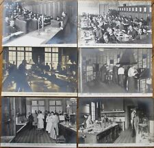 La Sorbonne, Paris, France 1906 Set Thirteen Realphoto Postcards, Science Rppc picture