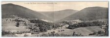1906 The Hopper Greylock Range Williamstown MA Fold Out Panorama Posted Postcard picture