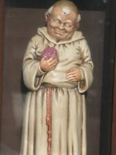 HAPPY FRIAR IN WOOD & GLASS DISPLAY BOX picture