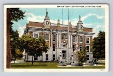 Lexington NE-Nebraska, Dawson County Courthouse, Antique, Vintage c1929 Postcard picture