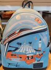 2024 Disney World Magic Kingdom TomorrowLand Space Mtn Loungefly Backpack NEW picture