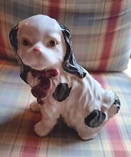 Cavalier King Charles Spaniel Dog Porcelain Staffordshire VTG Style Figurine  picture