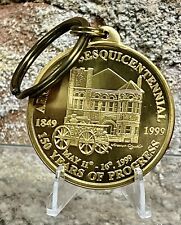VINTAGE 1849-1999 ARCANUM OHIO SESQUICENTENNIAL 150 YEARS OF PROGRESS KEY CHAIN picture