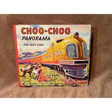 Vintage Choo -Choo Panorama Fold Out Children's Train Book (1945) picture