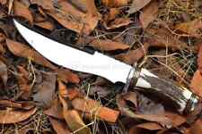 SHARD®™ Custom HAND FORGED D2 Steel Hunting Knife Stag/Antler Handle W/Sheath picture
