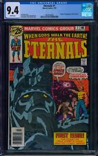 THE ETERNALS #1 ❄️ CGC 9.4 WHITE ❄️ 1st Appearance Jack Kirby Marvel Comic 1976 picture