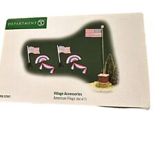 Dept 56 American Flags Village Accessories 52943 picture