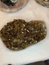 Citrine Quartz From Uruguay On Matrix.  The Healing Crystal. 9.4 Lbs picture