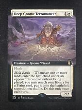 MTG Magic the Gathering 607 Deep Gnome Terramancer Commander Borderless Rare NM picture