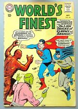 World's Finest Comics #144 ~ DC 1964 ~ CURT SWAN - Clayface & Brainiac GD picture