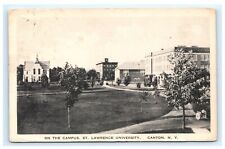 On the Campus St. Lawrence University Canton NY Postcard F2 picture