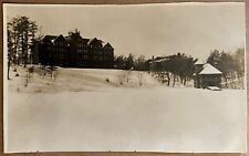 RPPC Springfield Massachusetts College Antique Real Photo Postcard c1910 picture