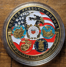 Challenge Coin Freedom I Am Forever Grateful For Your Service And Sacrifice picture