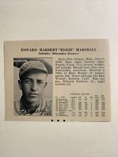 Doc Marshall Milwaukee & Charles Marleau Kansas City 1935 AA Minor Lg Baseball picture