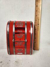 Vintage Authentic Fire Alarm - Edwards Norwalk, Conn. USA Made Red Un-Pulled picture