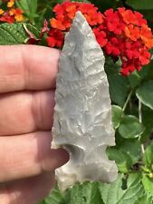 Big Sandy E-Notch projectile point ( Humphreys Co, Tennessee arrowhead) picture