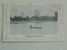 A2476 Postcard OK Oklahoma boating near Mountain View picture