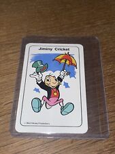 Vintage Walt Disney Productions 🎥 Pinocchio Jiminy Cricket Playing Card RARE picture
