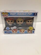 FUNKO POP SNAP CRACKLE & POP RICE KRISPIES CEREAL AD ICONS FUNKOSHOP EXCLUSIVE picture