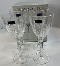 Waterford Marquis Sparkle All Purpose Wine Glasses (4) EUC picture