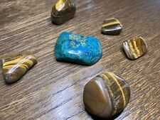 A lot Of Tiger Eye Stones, And Turquoise. Love These Pretties picture