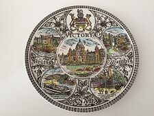 Vintage Wood & Son Victoria British Columbia Canada Plate, Made in England, 10