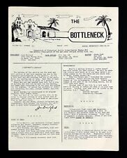 1972 Bottleneck San Diego Antique Bottle Collecting Club VTG Charter Newsletter picture