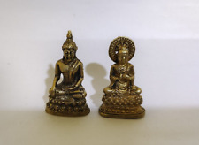 Buddha Statue Mini Brass Buddha Shakyamuni Enlighted Buddha Peace Luck Gift picture