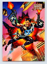 Fleer 1996 Marvel Masterpieces #38 Punisher Trading Card MCU Boris Art picture