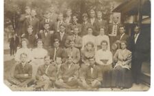 Vintage Real Photograph Postcard - Group of Young People picture