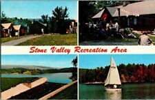 1950'S. STONE VALLEY RECREATION AREA. PENNSYLVANIA. POSTCARD EP9 picture