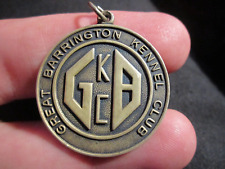 GREAT BARRINGTON KENNEL CLUB TAG PENDANT STERLING SILVER BBA-37 picture