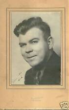 Vintage Photo In Folder-Waycross, Georgia-Man With Curly Hair-Flanders Studio picture