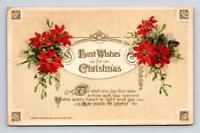 John Winsch Best Wishes for Gayest Christmas Gay Pointsettia Wareham MA Postcard picture