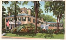 Postcard ME Augusta Maine Governors Residence Linen Vintage PC e3931 picture