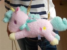 Sanrio Little Twin Stars Unicorn Pink Plush Wallet &Coin Purse& Mini Bag NEW picture