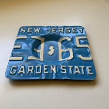 Vintage New Jersey License plate ashtray picture