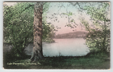 Postcard Vintage Lake Poponoming Lake in Saylorsburg, PA picture