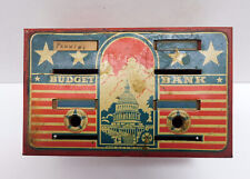 VTG MARX Budget Bank Metal Bank Capital Washington Red White Blue Coin Divider picture