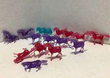 Lot of 16 Breyer(?) Mini Whinnies Clearware Horses & Unicorns 2