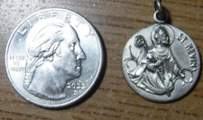 St Kevin of Glendalough Sterling Silver Catholic Medal picture